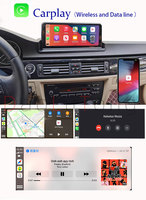 GPS Navigasi Layar Sentuh IPS 32G 2G Pemutar DVD Mobil Radio Android Carplay untuk BMW Seri 3 E90