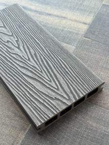 Platelage de <span class=keywords><strong>terrasse</strong></span> de jardin en WPC de haute qualité Decking composite <span class=keywords><strong>extérieur</strong></span> avec Design rustique WPC Decking Co-Extrusion Technique brossée - Product Image 6