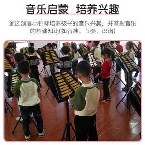 Xylophone à 16 cordes, piano à percussion en métal, jouet éducatif pour enfants de 2 à 4 ans, tambours unisexes, percussion - Product Image 4