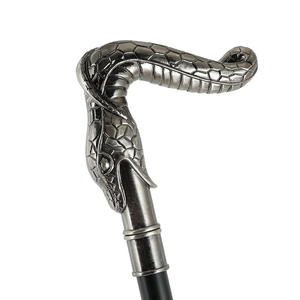 Canne de marche de luxe en alliage avec poignée tête de serpent, canne royale sculptée en forme d'animal - Product Image 3