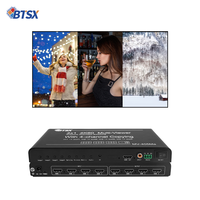 Commutateur matriciel multivue HDMI 4K UHD 4 entrées 4 sorties avec fonction Picture-in-Picture, séparation audio, HDCP2.2, pur matériel, Plug and Play