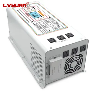 Lvyuan nhà sử dụng năng lượng cung cấp điện 3000W đỉnh 9000W tần số thấp tinh khiết Sine Wave Inverter với Bettery sạc