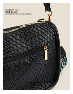 Sac <span class=keywords><strong>à</strong></span> bandoulière en cuir PU pour femme, grande capacité, avec fermeture éclair et sangle détachable – Nouveauté, article phare des soldes de Noël et du <span class=keywords><strong>Black</strong></span> <span class=keywords><strong>Friday</strong></span> - Product Image 6
