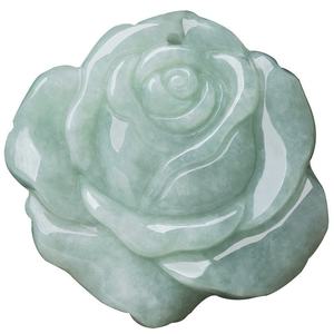Jadeíta Natural de Myanmar, Colgante de Jade con Rosas, Joyería para Mujer, Estilo Chino, Regalo con Certificado de Tasación HJ22 - Product Image 5