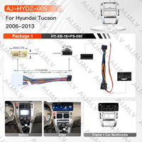 Nouveautés : Tableau de bord QLED 12,3 pouces plein écran pour Hyundai Tucson 2006-2013 avec lecteur DVD radio stéréo 8 cœurs, câble GPS