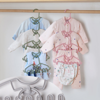 Cintre multifonctionnel pour bébé, cintre antidérapant pour vêtements de bébé, cintre en plastique empilable pour enfants, pour l'organisation du placard