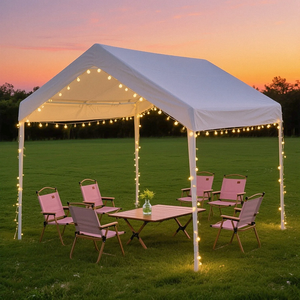 Carpa Portátil Impermeable de Acero de 3x4 Metros con Protección UV para Terrazas, Puestos Callejeros y Áreas Exteriores - Product Image 3