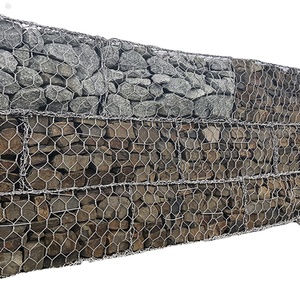 China Professional Factory Retaining Wall Wire Mesh Galvanized Gabion Box Gabion Stone <strong>Cage</strong> - Product Image 1