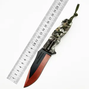 Оптовая продажа из нержавеющей стали Тактический нож Открытый Кемпинг складной карманный нож для выживания с фонариком для наружных приключений