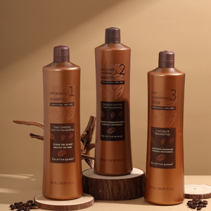 Crème lissante à la kératine biologique professionnelle traitement lisse des cheveux à la kératine sans formaldéhyde avec de l'acide hyaluronique - Product Image 3