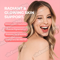 Vitahealthy OEM/ODM Gommes de supplément naturel de marque privée gluta pour les soins de la peau Gommes anti-âge éclaircissantes pour la peau