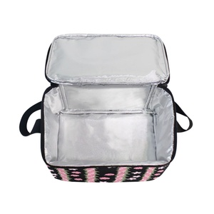 Hawaiian Collection Custom Puakenikeni <b>Lei</b> Aluminum Foil Reusable Thermal Insulated Portable Cooler Lunch Bag for Work School - Product Image 2