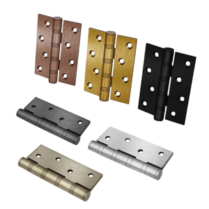 Dobradiças de Aço Inoxidável 4x3x3 para Portas de Madeira Francesas Personalizadas de Fábrica - Product Image 1