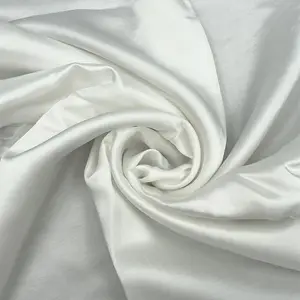 Breathable undyed 16 momme silk tencel blend fabric for clothing