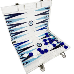 Wholesale Custom <b>Acrylic</b> Backgammon Board Classic Style Luxury Display Set with Printing for Home Decor - Product Image 2