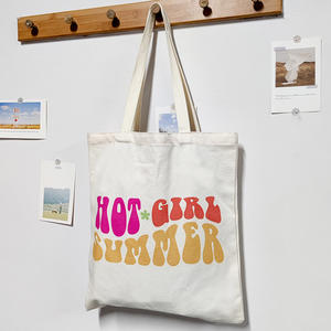 Bolsa de Lona de Algodón para Compras al por Mayor, Estilo y Tamaño Personalizados, Bolsa de Compras Plegable y Reutilizable con Logotipo Impreso Personalizado - Product Image 2