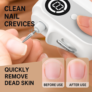 2 In 1 Draagbare Elektrische Nagelknipper Lawaai Nagelvijlen Nagel Trimmer Snijmachine Voor Baby Volwassen - Product Image 5