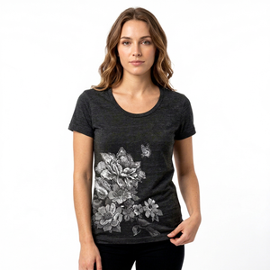 100% Cotton Lightweight Teenagers <b>Women's</b> Casual Custom T-<b>Shirts</b> Diamonds Moisture Wicking Quick Dry Breathable Eco-Friendly - Product Image 1