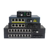 Commutateur Fibre Optique Gigabit 10/100/1000 Mbps à 4 Ports POE+ Prix Usine 2026, SNMP QoS Empilable, 1 Port Fibre Monomode SC 1000m