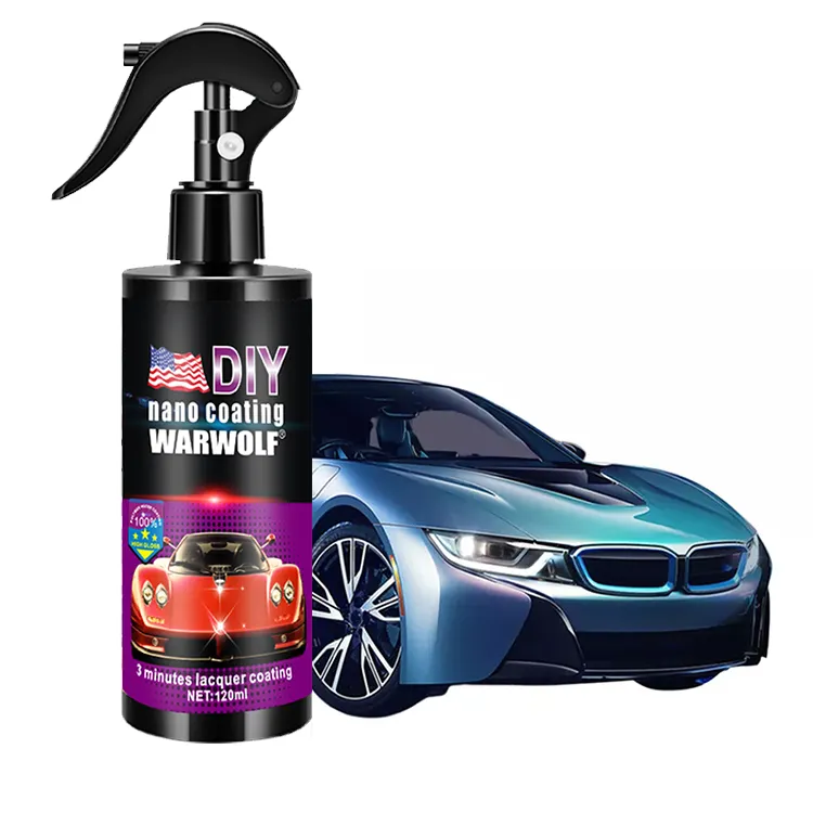 Spray de revestimento rápido 3 em 1 para proteção de carro, revestimento de proteção para pintura de carro, reparo de carros, restaurador de exteriores, revestimento em spray de cerâmica rápido