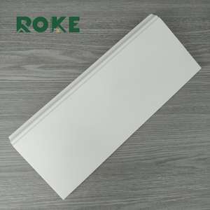 ROKE Usine Modèle personnalisé de haute qualité Revêtement de sol PS Décoration murale Chaise Rail Blanc Moulure Plinthe Plinthe PS Plinthe - Product Image 2