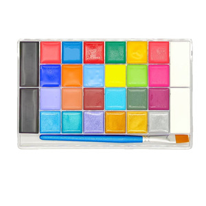 Watercolor <b>Paint</b> Set With 24 Colors And Brush In Plastic Case For Art Painting - Product Image 1