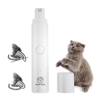Wiederaufladbare Elektrische Hundeschermaschine mit USB-Ladefunktion, Diamant-Tiernagelschleifer, Pflegeset für Katzen und Hunde, Professionelles Salon- und Heimgebrauch-Set