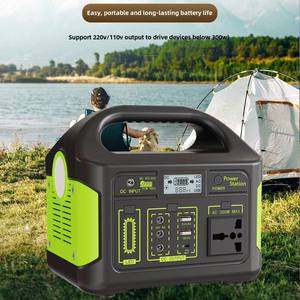 Xách tay 300 Wát năng lượng mặt trời Máy phát điện với 204wh LiFePO4 pin 600 Wát tinh khiết Sine Wave Đối với trang chủ sử dụng MPPT panel năng lượng mặt trời AU/US/EU phích cắm - Product Image 4