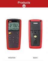UNI-T UT325 thermomètre de Contact de haute précision Lcd rétro-éclairé double entrée mesure de la température fonction d'arrêt automatique