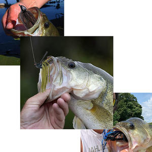 Top Right RJ003D Customizable Color 14g New Arrival Artificial Plastic Skirts Casting Bass Fishing Flipping <strong>Jig</strong> - Product Image 3