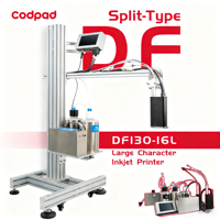 Impresora de Inyección de Tinta para Cables DF100 de Alta Calidad, Impresora Industrial de Codificación de Fecha de Caracteres Grandes DOCOD Tipo Split DOD