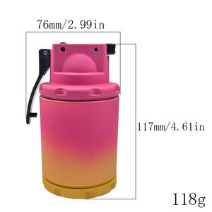 New Zinc Alloy <b>Grinder</b> 3 Parts Creative <b>Herb</b> <b>Grinder</b> Tobacco <b>Grinder</b> with Smoking Function - Product Image 6