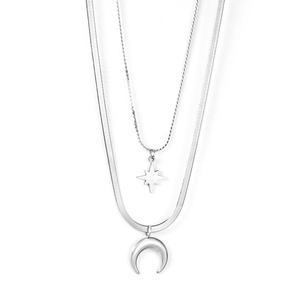 Collares de Acero Inoxidable Chapados en Oro con Perlas de Cristal de Diseño Nuevo y Colorido, Venta Caliente 2021 - Product Image 5