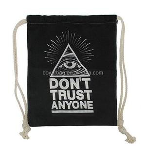 Bolsa de Yute Natural Grande con Cordón, Estilo Eco, Personalizable, Marca High King - Product Image 5