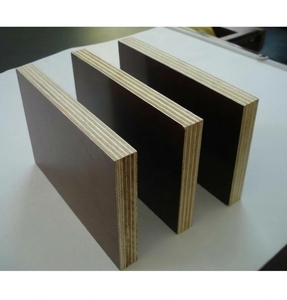 Contrachapado marino duradero con película negra, láminas de encofrado fenólicas impermeables para la construcción de hormigón - Product Image 3