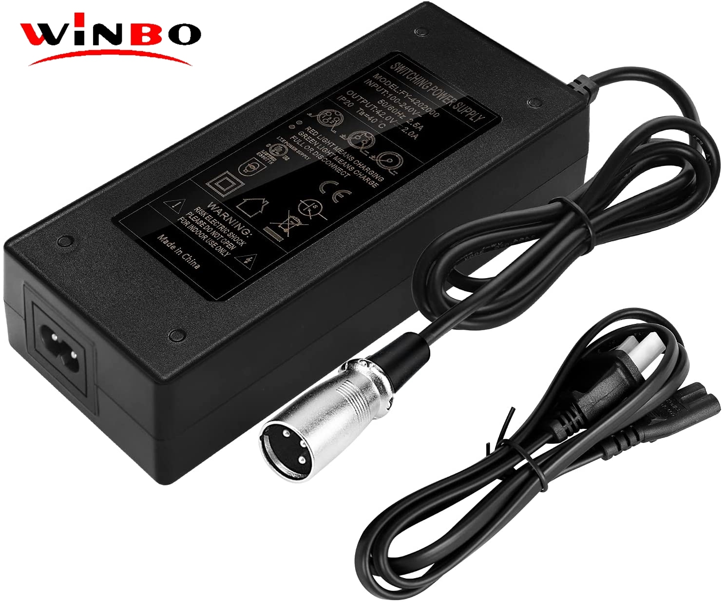 Wholesale Power Supply Adapter Scooter Charger Power Adapter 42V 2A For Xiaomi M365 42V 2A Power Adapter