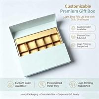 Kundenspezifische Luxusgeschenke Süßigkeiten-Boxen mit Klappdeckel, kreative Doppeltür-Schokoladenboxen, Lebensmittelverpackungsbox mit Einlage