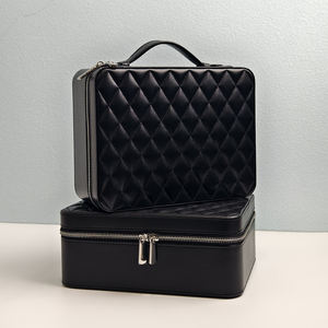 Большие Чехлы для ювелирных изделий, переносные витрины для ювелирных изделий, витрины для торговых выставок, роскошные кожаные переносные ювелирные изделия, органайзер для хранения - Product Image 6