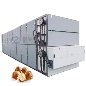 Continuous walnut mesh belt dryer nut processing <b>drying</b> <b>equipment</b> high-capacity food dryer - Product Image 1