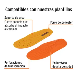 Truper 1 unità marrone Anti-fatica stivale di sicurezza #30 dielettrico in vera pelle superiore PU antiscivolo resistente per uso invernale in fabbrica - Product Image 3