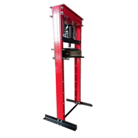 Presse hydraulique d'atelier de 20 tonnes avec pompe manuelle pour grue automobile
