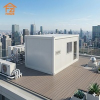 Maison conteneur mobile Fonze en kit, design moderne et écologique, prête à l'emploi pour appartement