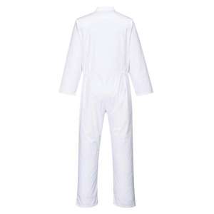 PORTWEST - 2201WHRXXL Boilersuit de comida blanca-EAN 5036108106714 CHEFS AND FOOD INDUSTRY WORKWEAR - Product Image 2