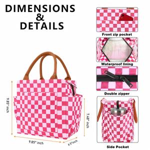 Reusable <b>Large</b> Capacity Insulated Lunch <b>Bags</b> Water-Resistant Cute <b>Cooler</b> Lunch Tote <b>Bag</b> for Work Travel Picnic - Product Image 2