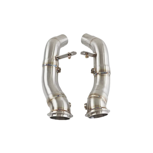 Contach Downpipe pour <span class=keywords><strong>Alfa</strong></span> Romeo Giulia <span class=keywords><strong>Stelvio</strong></span> <span class=keywords><strong>Quadrifoglio</strong></span> 2.9T Downpipe 2017 + - Product Image 4
