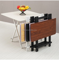 Table et chaise pliantes carrées de style minimaliste scandinave pour café, restaurant, bistrot, extérieur, portable, petite table de stand
