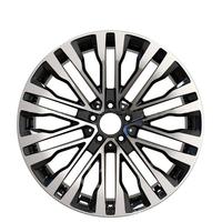 Rines de Repuesto de 20 Pulgadas de Acero Negro Brillante con Acabado Mecanizado Multirradio para Mercedes Clase S, Clase E, Clase C, GL/GLB/GLC/GLE/GLS GT