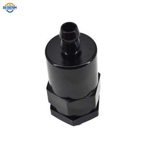 SK Billet personnalisé en aluminium 12mm 15.4mm anti-retour unidirectionnel carburant essence Diesel <span class=keywords><strong>filtre</strong></span> à carburant <span class=keywords><strong>clapet</strong></span> anti-retour d'eau - Product Image 2