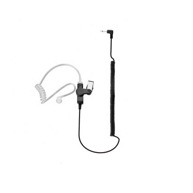 Single Ear Air Tube Headset with 35mm Plug Lightweight Mono Earbud for Call Centers Warehouses & Hands-Free Communication