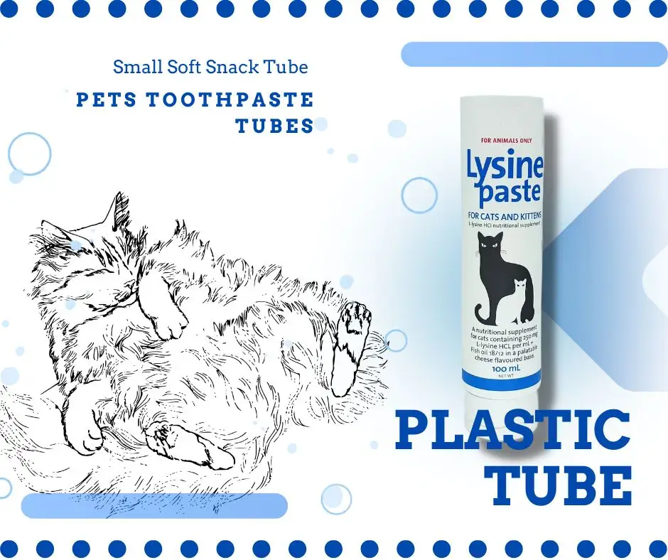Fabrika fiyat 100ml evcil köpekler kediler diş macunu tüpleri özel plastik küçük yumuşak aperatif tüp Pet gıda kapları